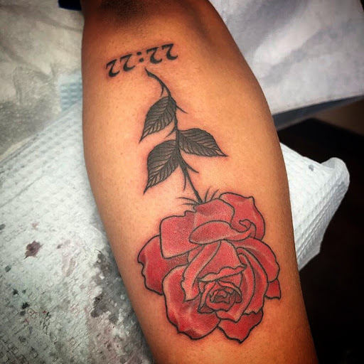 Explore father and daughter tattoos ideas, creative tattoo ideas in Libertyville, available at Lucky Seven Tattoo