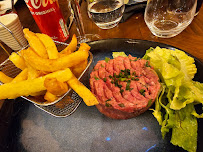 Steak tartare du Restaurant français CHEZ TONY bistrot français PARIS 16 La Muette - n°1