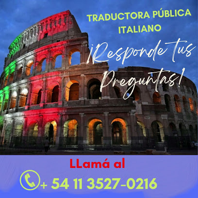 Traductora Pública ITALIANO - Ciudadanía ITALIANA - Inscripta en el Consulado de ITALIA - STUDIO ITALIANO VG