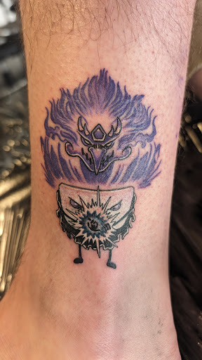 Explore triquetra tattoo ideas, creative tattoo ideas in Aurora, available at The Legacy Tattoo Collective