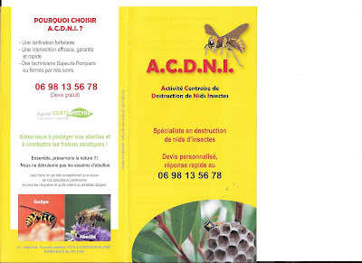 ACDNI Activité Controise de Destruction de Nids Insectes à Le Controis-en-Sologne
