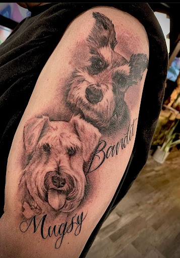 Explore clock sleeve tattoo ideas, creative tattoo ideas in Transfer, available at Studio Antherium Tattoo