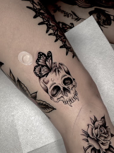 Explore terrifier tattoo ideas, creative tattoo ideas in Johnson City, available at Gold Cross Tattoo Co.