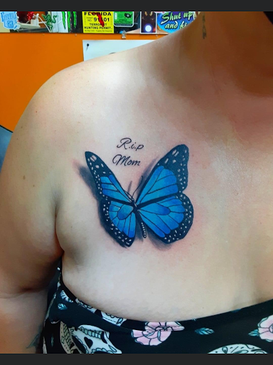 Explore tiny hummingbird tattoo ideas, creative tattoo ideas in Okeechobee, available at Muck City Tattoos & Piercings