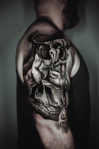 Explore suicide tattoo ideas, creative tattoo ideas in San Antonio, available at Ink & Iron Tattoos & Piercings