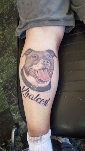 Explore back leg tattoo ideas for females, creative tattoo ideas in Caldwell, available at Craigs Tattoo Co