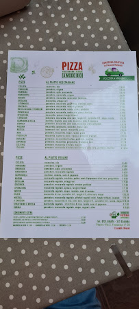 Menu / carte de A Modo Bio à Pesaro