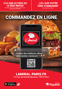 Photos du propriétaire du Restauration rapide Restaurant L'Amiral Paris 13e / Burger, Kebab, Pizza - n°3