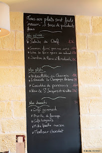 Le Bois Joli à Saint-Imoges menu