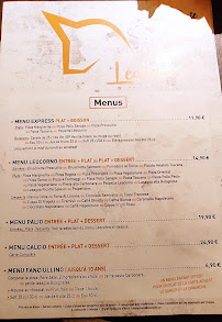 Leocorno à Villeneuve-d'Ascq menu