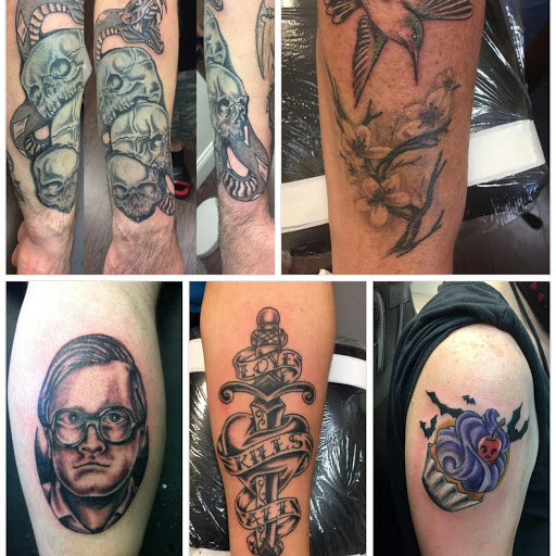 Tattoo Shop «Sinner & Saints Tattoo & Piercing», reviews and photos, 2 W Central Ave, Onset, MA 02558, USA