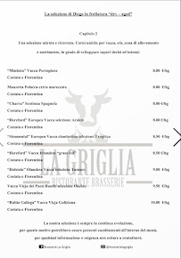 Menu du Brasserie La Griglia à Nichelino