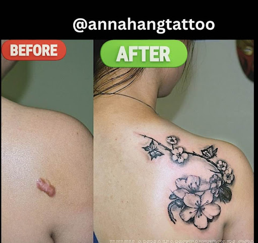 Explore wolf chest tattoo ideas, creative tattoo ideas in Garden Grove, available at Anna Hang Tattoo
