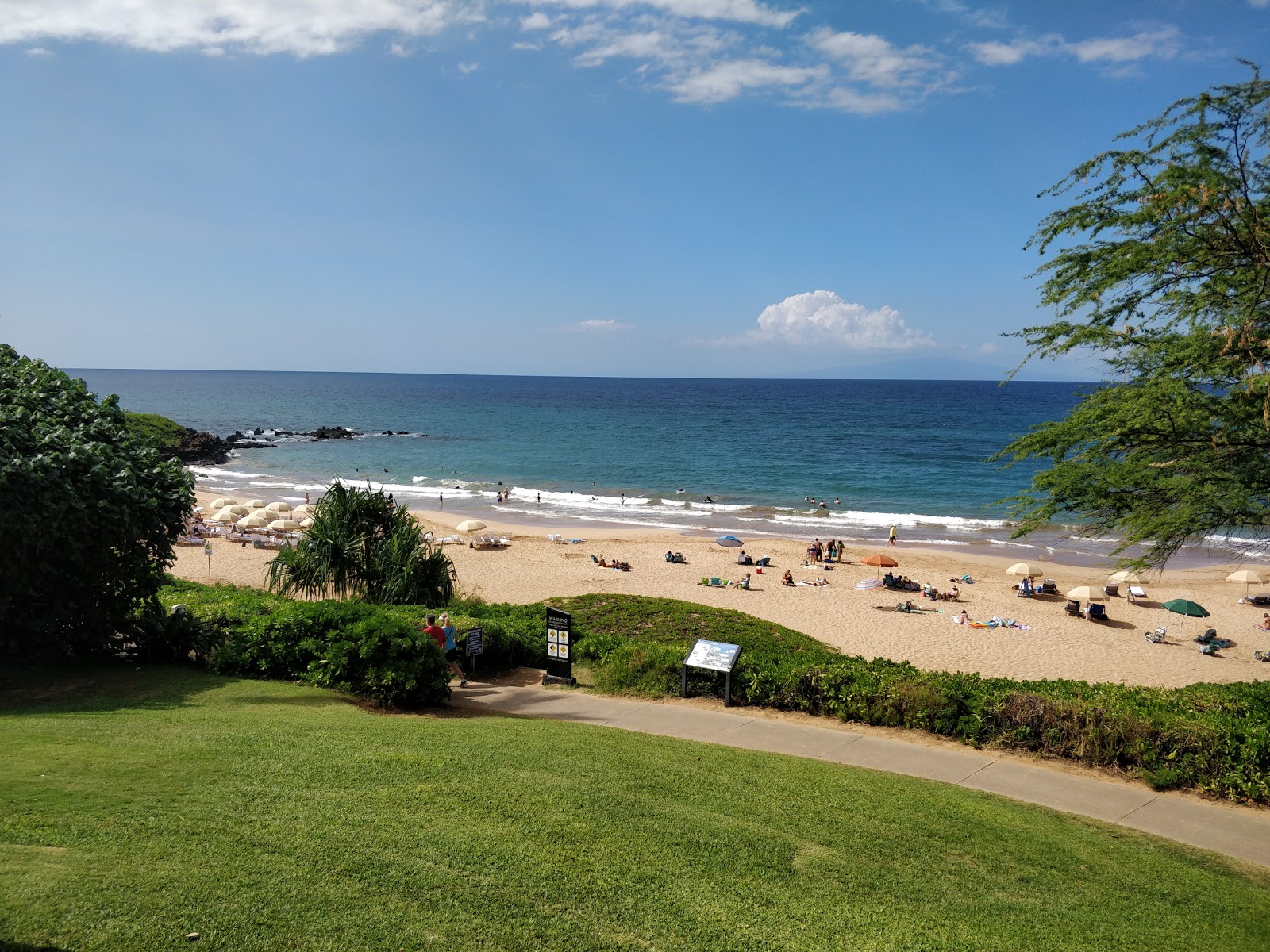 Foto von Strand von Wailea teilweise hotelbereich