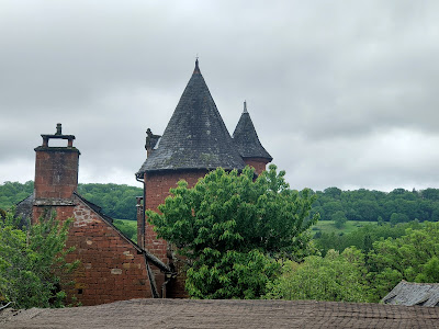 Panorama sur Collonges la rouge à Collonges-la-Rouge