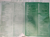 Pizzeria Albatros à Padua (la carte)