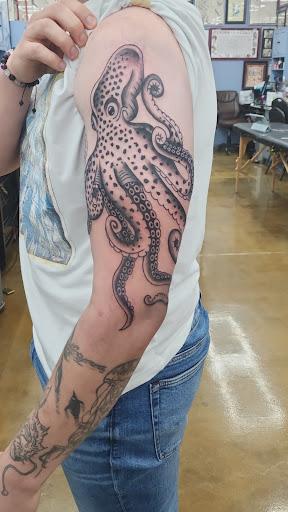 Explore underworld hades tattoo ideas, creative tattoo ideas in Stafford, available at Virtue Tattoo