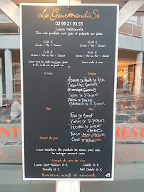 Restaurant La Gourmandise à Saint-Malo (la carte)