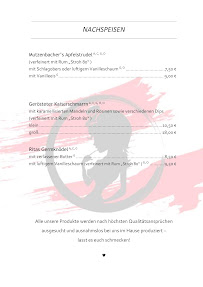 Restaurant autrichien Mutzenbacher à Berlin (la carte)