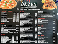 Menu / carte de Da zen restaurant à Alassio