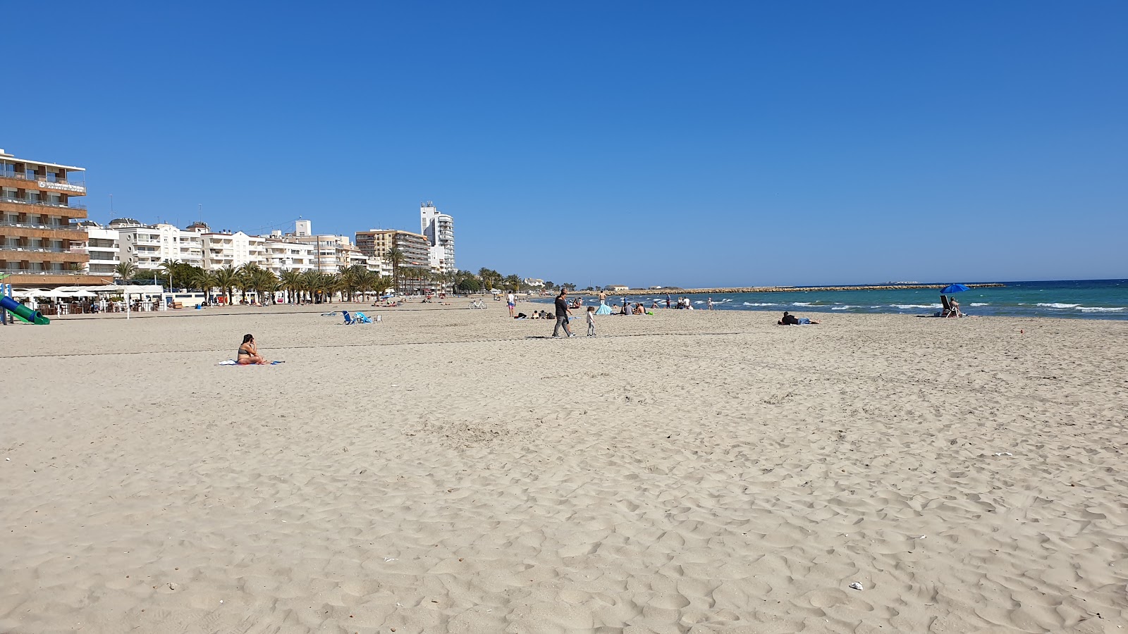 Foto van Beach Santa Pola 2 met blauw water oppervlakte
