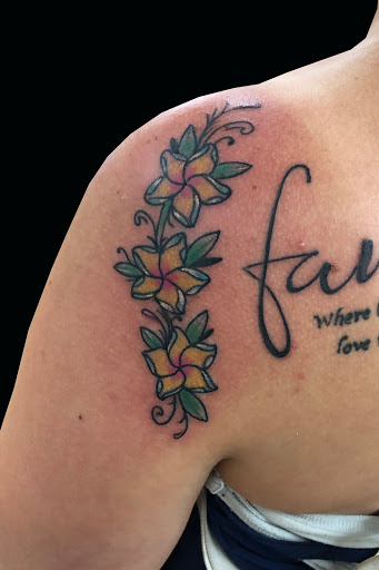 Explore mickey and minnie tattoo ideas, creative tattoo ideas in Lahaina, available at Sweet Trade Tattoo