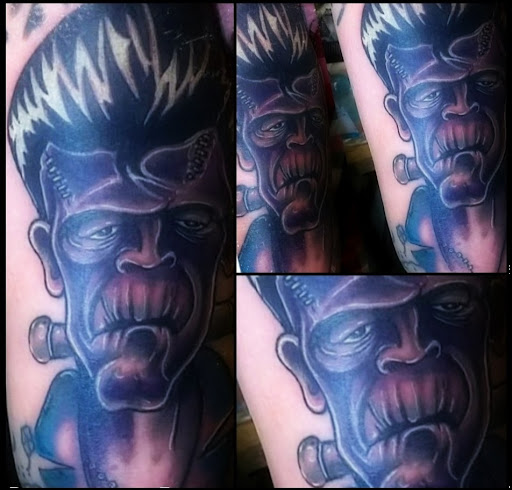 Explore women's leg tattoo ideas, creative tattoo ideas in Northfield, available at Signature Tattoo and Supplies