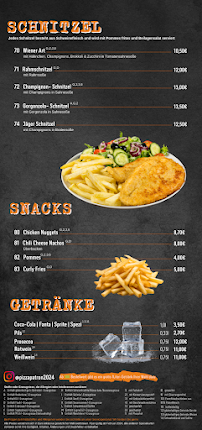 Carte du Pizzeria Patron à Gelnhausen