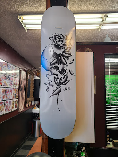 Explore tattoo ideas dog, creative tattoo ideas in North Hollywood, available at The Electric Pen Tattoo Studio