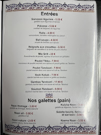 Restaurant indien Indien Gourmet Nantes - Restaurant Indien à Nantes à Nantes (le menu)