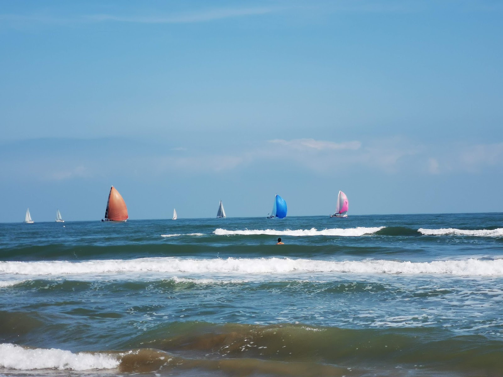 Foto van Rimini beach en de nederzetting