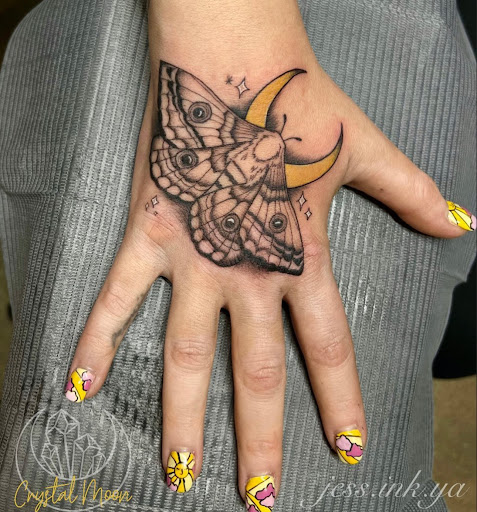 Explore elizabeth tattoo ideas, creative tattoo ideas in Bloomington, available at Crystal Moon Body Arts