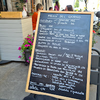 Menu du Osteria Salvagente à Trieste