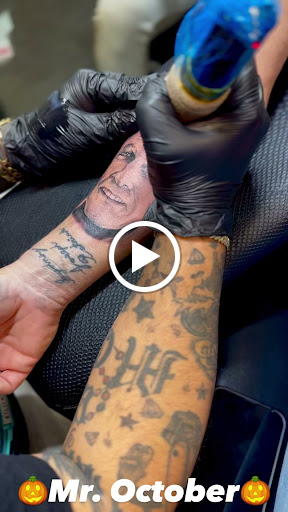 Explore cat outline tattoo ideas, creative tattoo ideas in Lakeville, available at Savage Ink