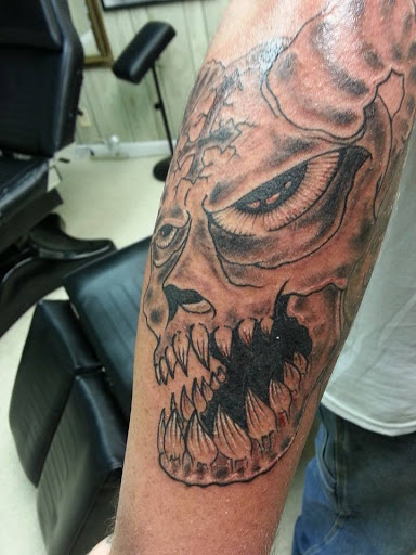 Explore area code tattoo ideas, creative tattoo ideas in Brunswick, available at Street Life Tattoos