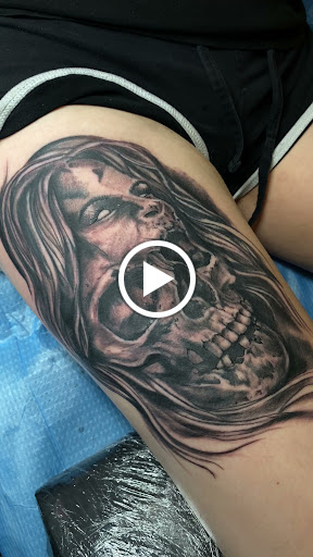 Explore tattoo ideas space liquid tattoo, creative tattoo ideas in Ronkonkoma, available at Ink Buster Tattoo