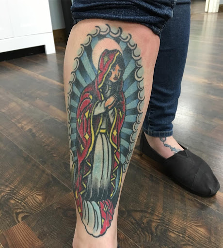 Explore bull skull tattoo ideas, creative tattoo ideas in Delmar, available at Resolute Tattoo