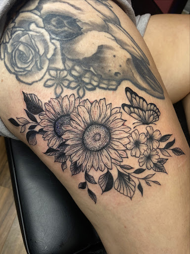 Explore chest tattoo idea, creative tattoo ideas in North Tonawanda, available at Dark Side Ink Tattoo Studio