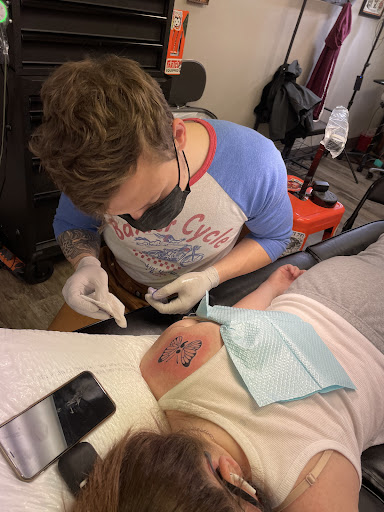 Explore brat tattoo ideas, creative tattoo ideas in Omaha, available at Ironwood Ink