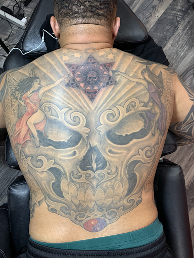 Explore warrior tattoo ideas male, creative tattoo ideas in New York, available at Redink Tattoo Studio