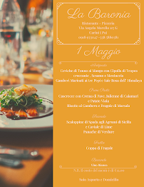 La Baronia - Ristorante Pizzeria à Carini menu