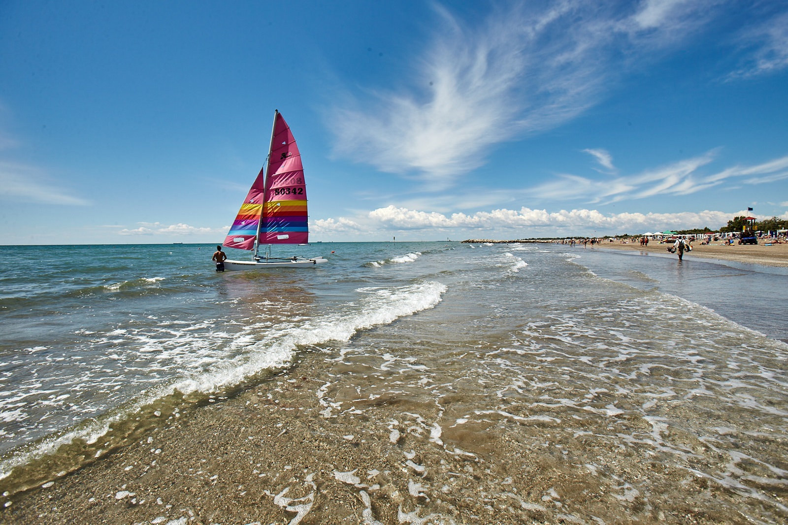 Spiaggia di Cavallino Treporti'in fotoğrafı düz ve uzun ile birlikte