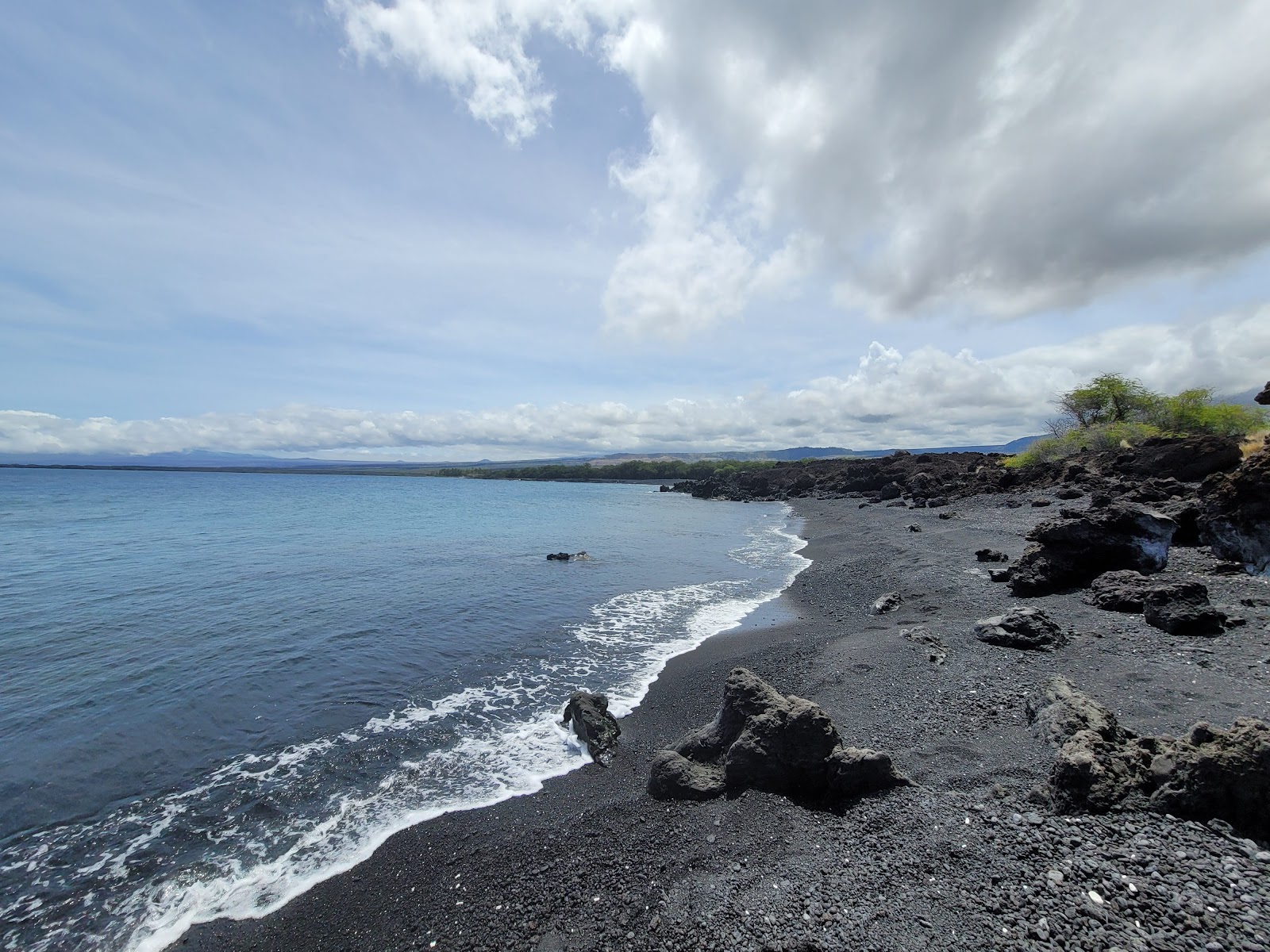 Foto av Kiholo Bay Beach beläget i naturområde