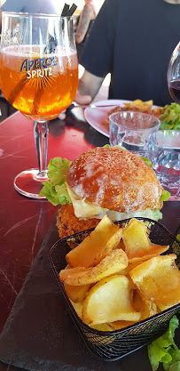 Hamburger du Restaurant Le refuge du lac à Évian-les-Bains - n°2