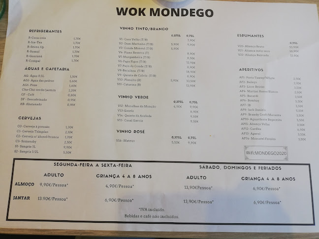 Wok Mondego - Restaurante