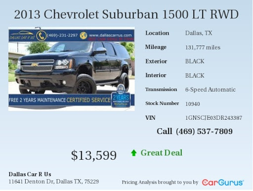 Used Car Dealer «Dallas Car R Us», reviews and photos, 11641 Denton Dr, Dallas, TX 75229, USA