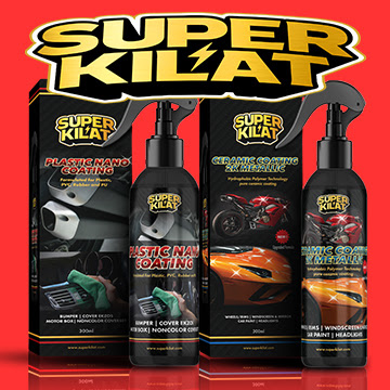 Superkilat Coating Spray - Produk Kilat Kereta Motor