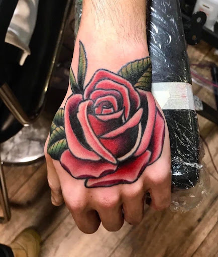 Explore gurren lagann tattoo ideas, creative tattoo ideas in Batavia, available at Tried & True Tattoo