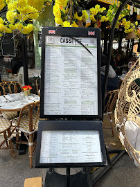 Restaurant Café Cassette à Paris - menu / carte