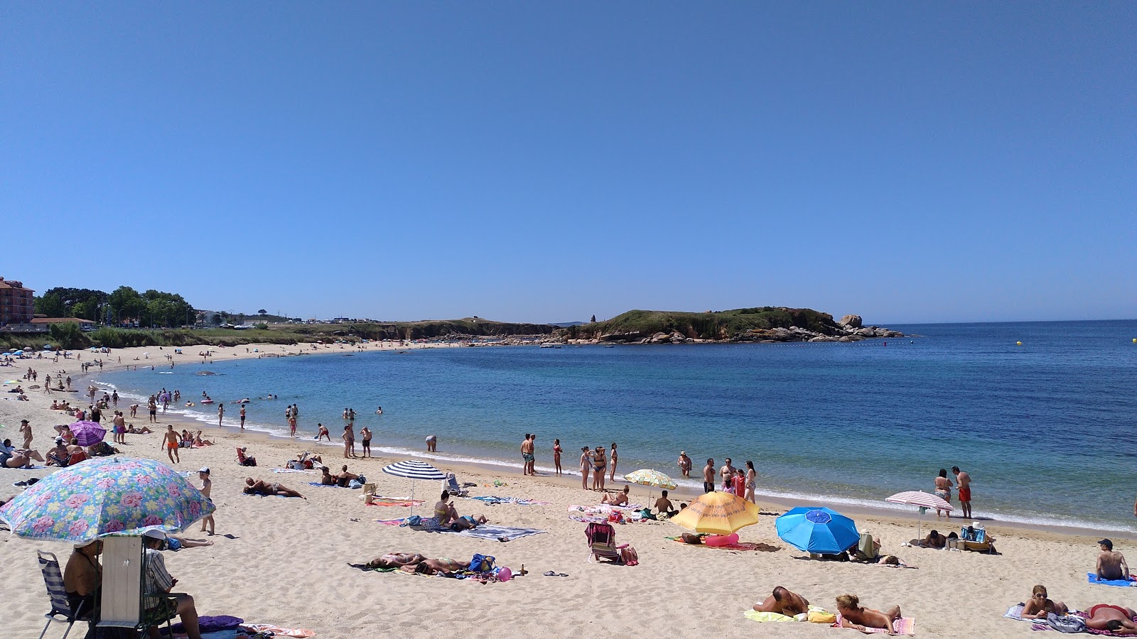 Foto di Area Gorda beach con una superficie del sabbia beige fine